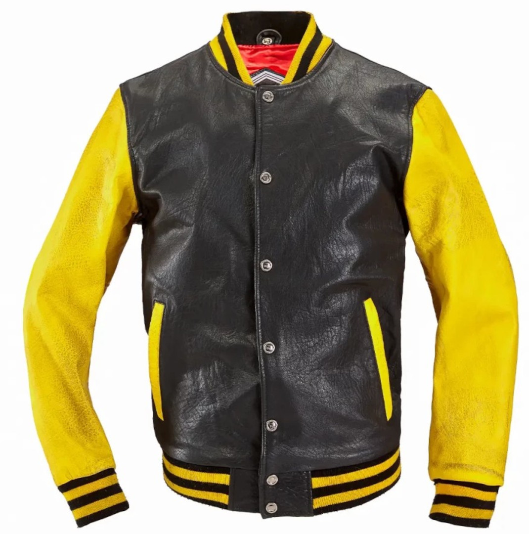 HolyFreedom Varsity College Leather Jacket