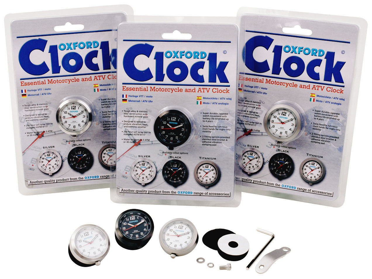 Oxford Analogue Motorcycle Clock