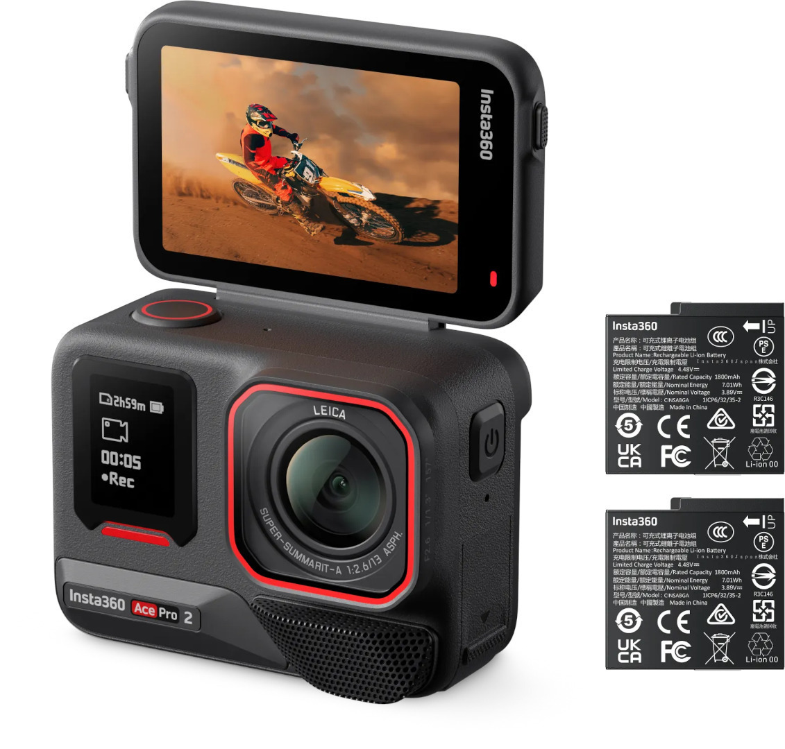 Insta360 Ace Pro 2 Dual Battery Bundle Action Camera