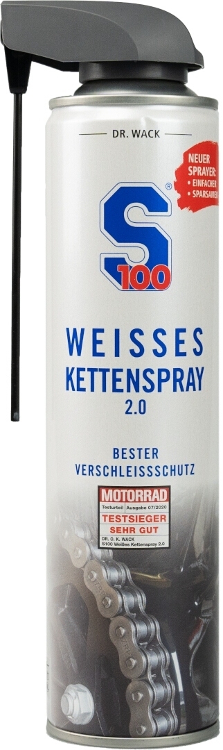 S100 White Chain Spray 2.0 2025 400 ml