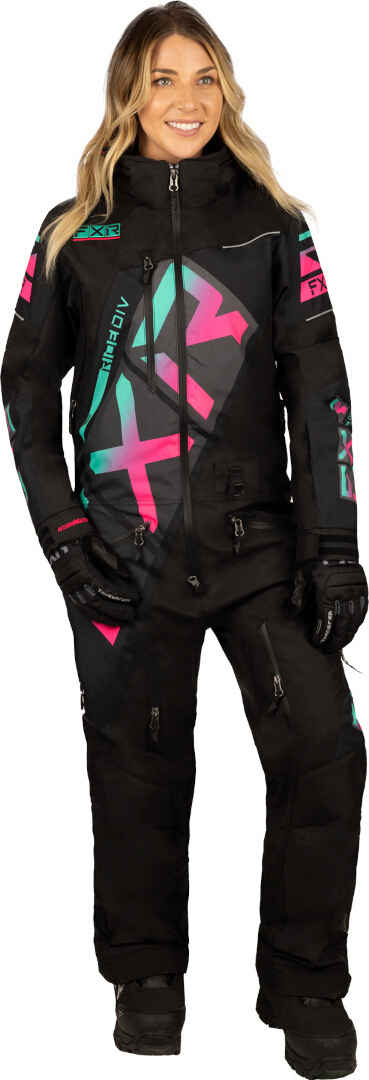 FXR CX F.A.S.T. Insulated 2023 Ladies One Piece Snowmobile Suit