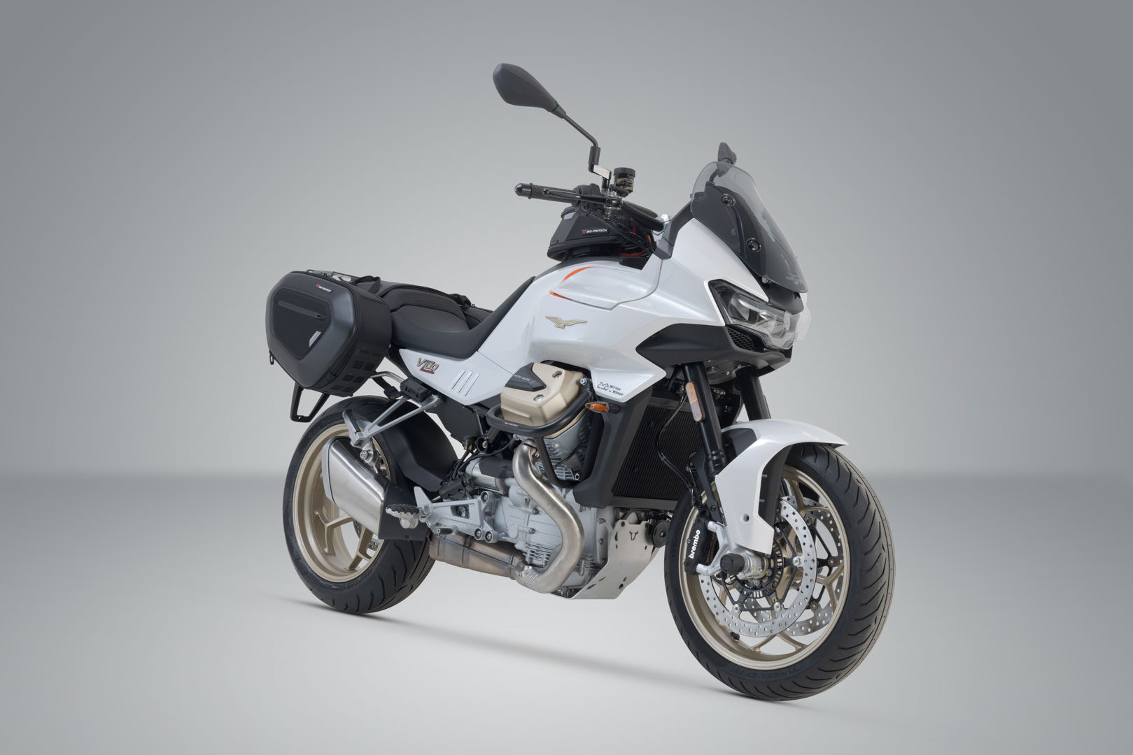 SW-Motech PRO BLAZE saddlebag set - Black. Moto Guzzi V100 Mandello/S, Stelvio.