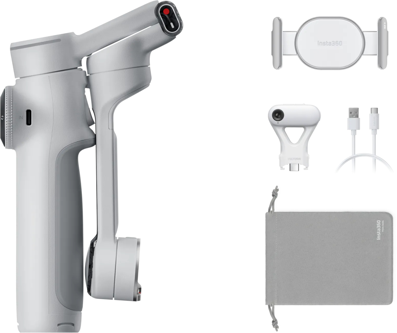 Insta360 Flow 2 Pro AI Tracker Bundle Smartphone Gimbal