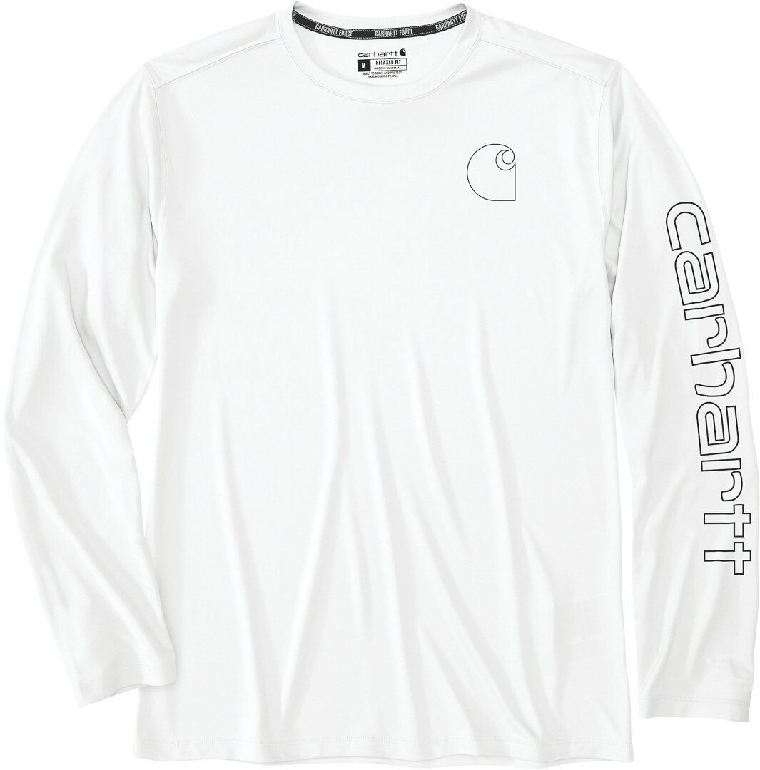 Carhartt Force Sun Defender™ Long-Sleeve Logo Graphic Long-Sleeve Functional Shirt
