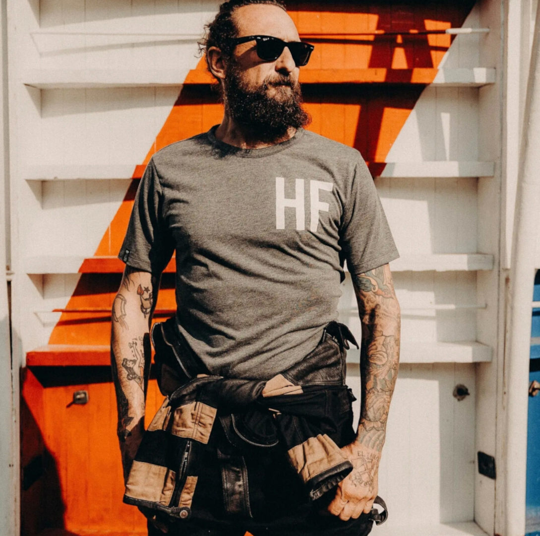 HolyFreedom Ghostrider Grey Melange T-Shirt