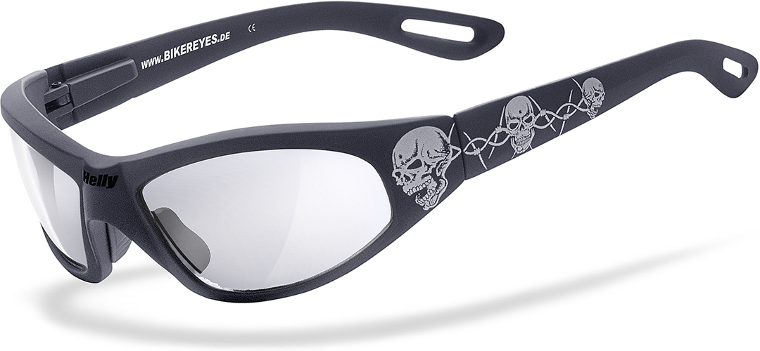 Helly Bikereyes Black Angel Tribal Self-Tinting Sunglasses