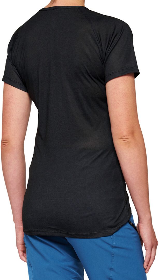 100% Airmatic Black Ladies Short Sleeve Bicycle Jersey