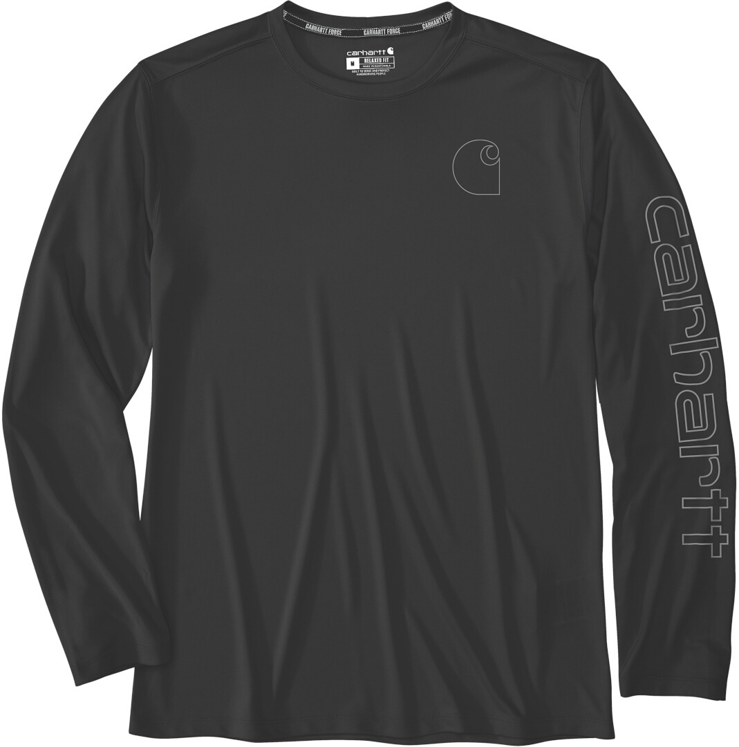 Carhartt Force Sun Defender™ Long-Sleeve Logo Graphic Long-Sleeve Functional Shirt