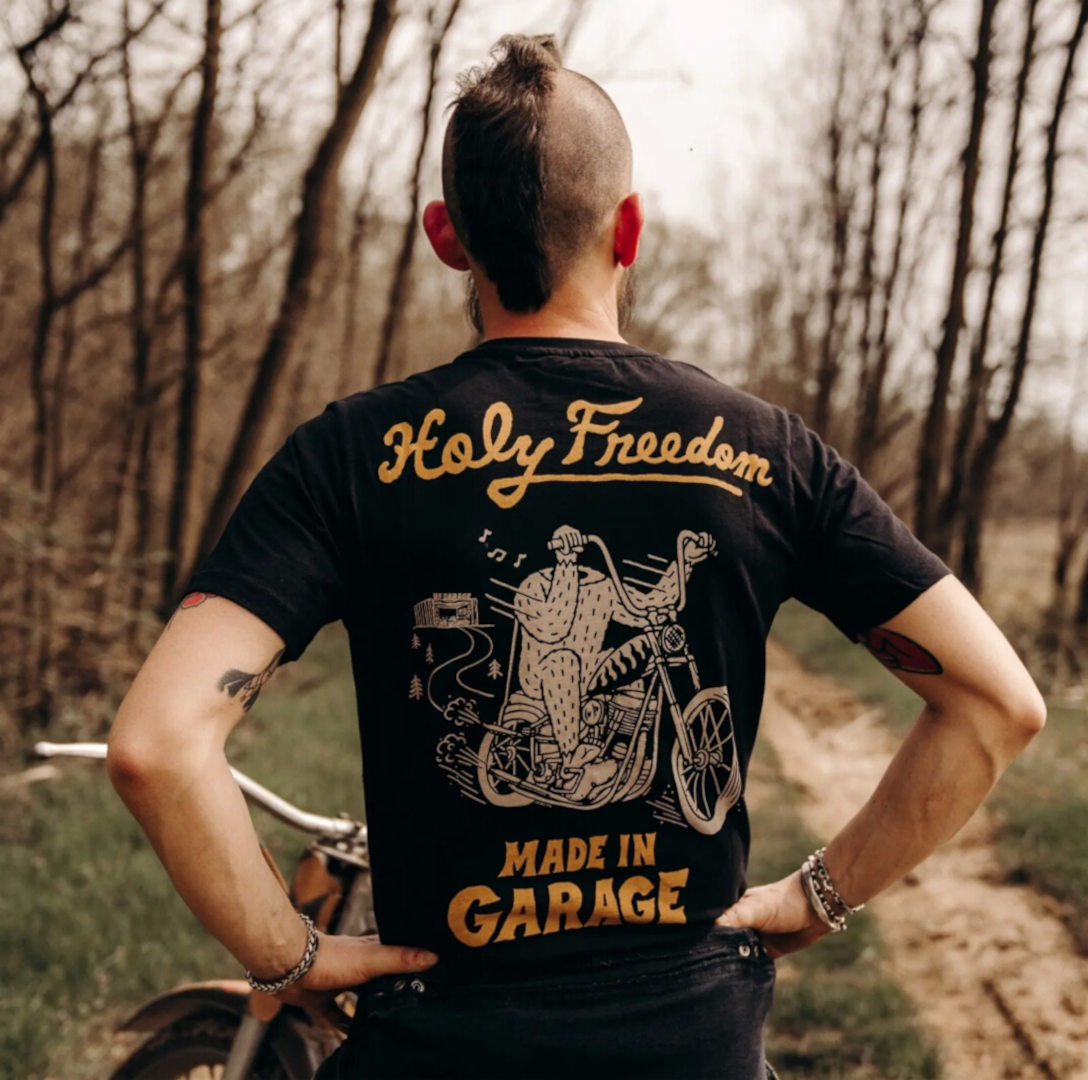 HolyFreedom Yeti nera T-Shirt