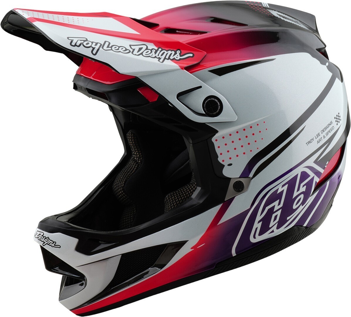 Troy Lee Designs D4 Mips Drip Carbon Downhill Helm
