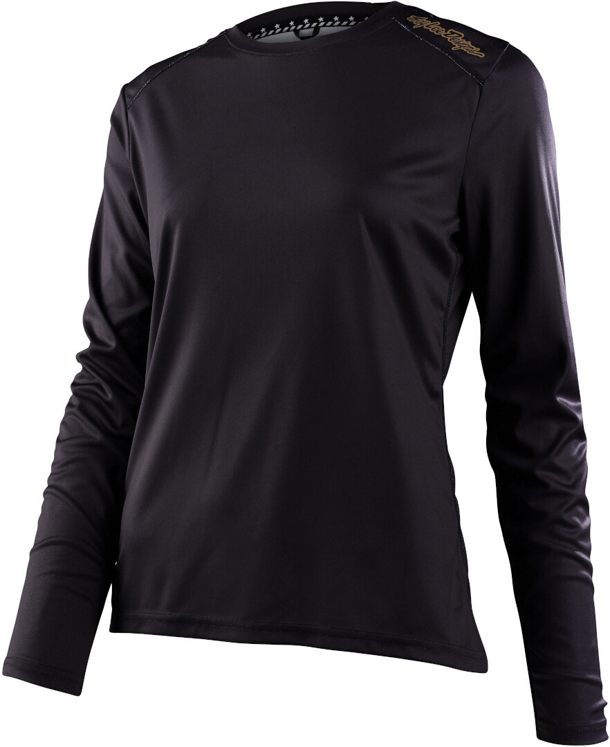 Troy Lee Designs Lilium Solid Black Ladies Bicycle Jersey