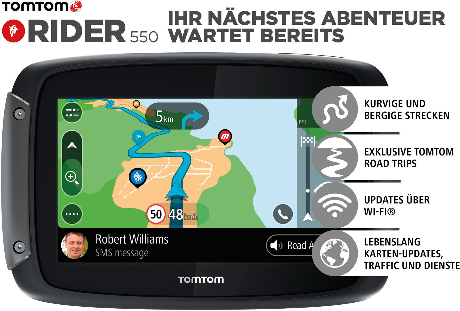 TomTom Rider 550 World Route Guidance System