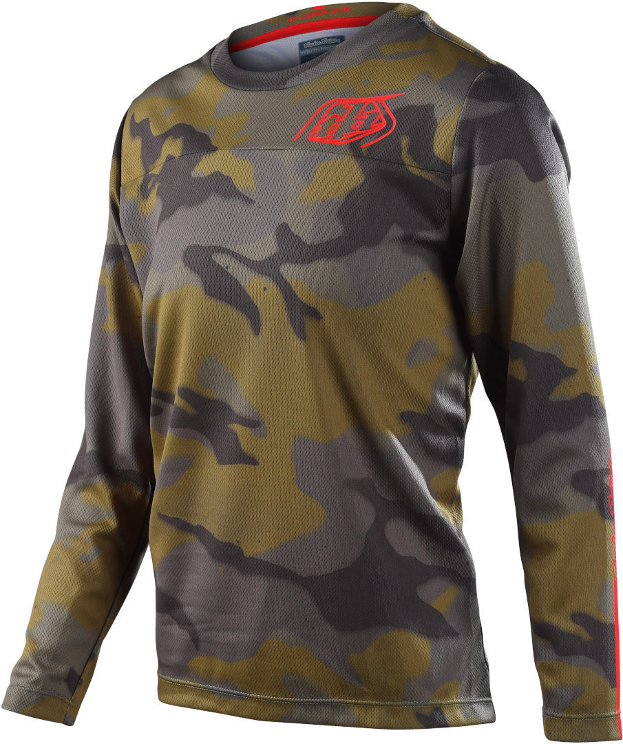 Troy Lee Designs Flowline Spray Camo Youth Bicycle Jersey