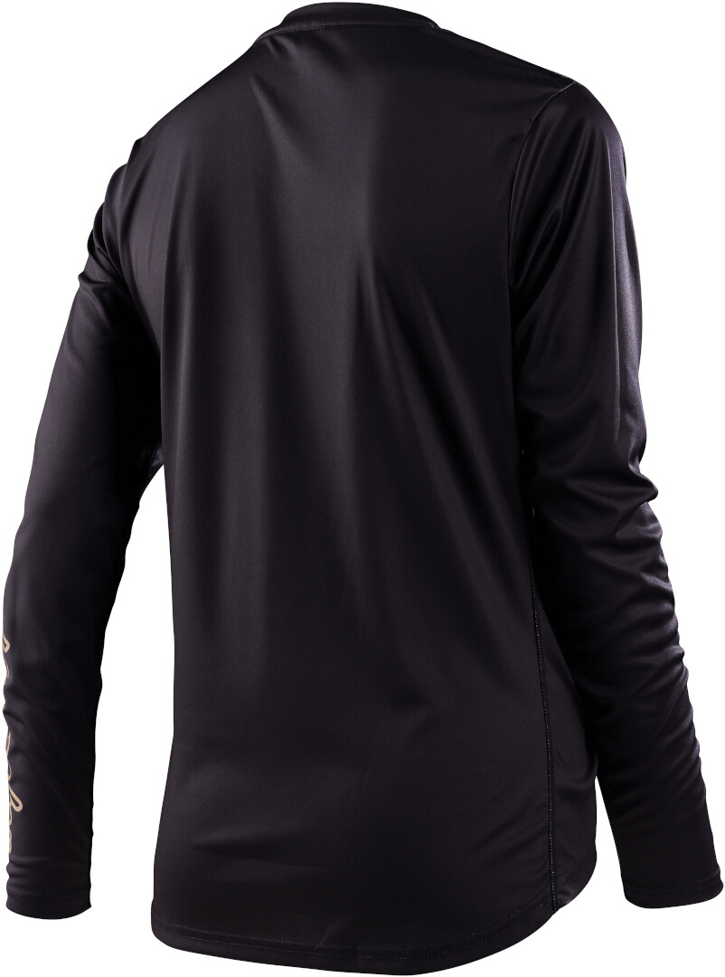 Troy Lee Designs Lilium Solid Black Ladies Bicycle Jersey
