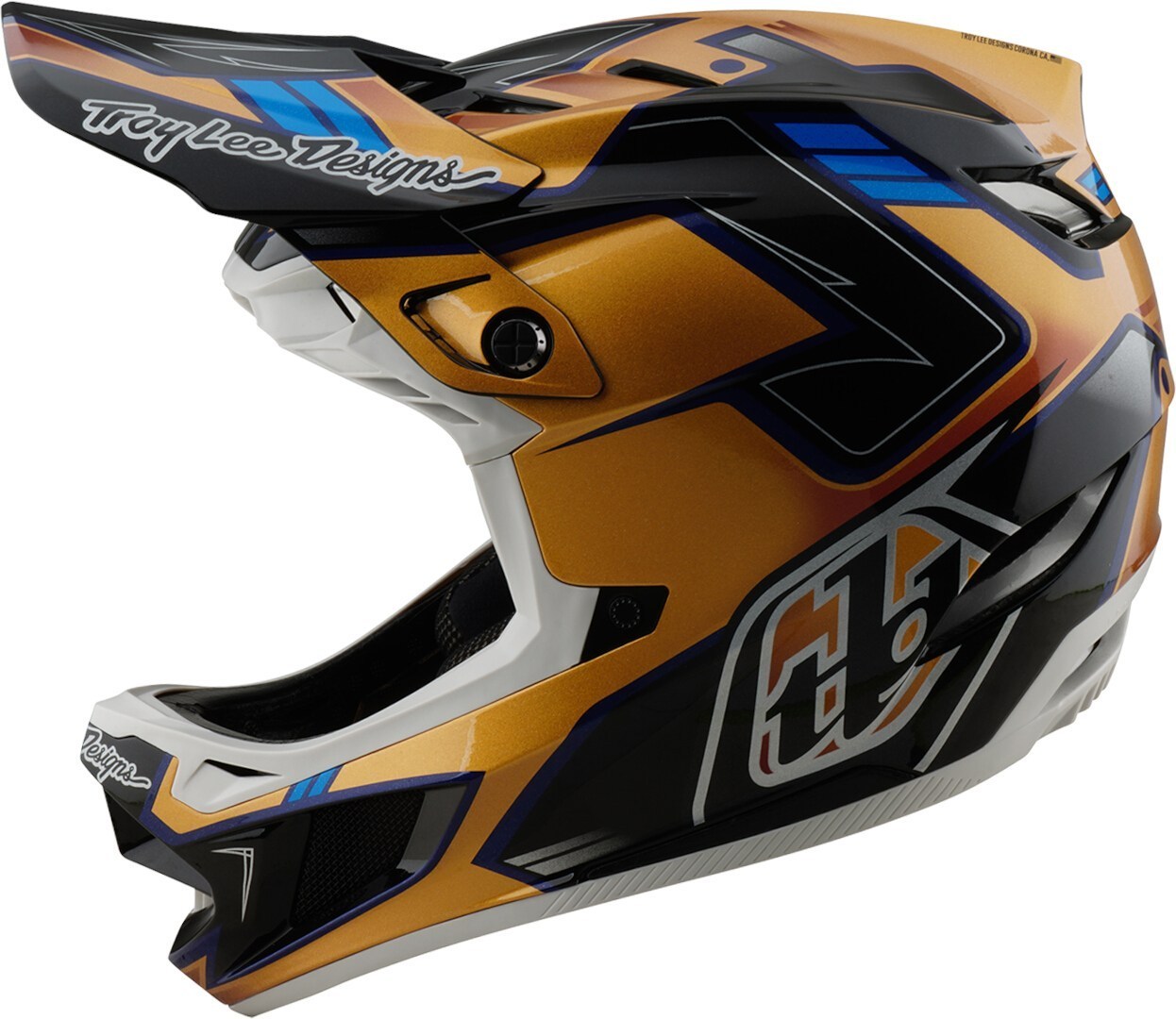 Troy Lee Designs D4 Mips Royalty Composite Downhill Helmet