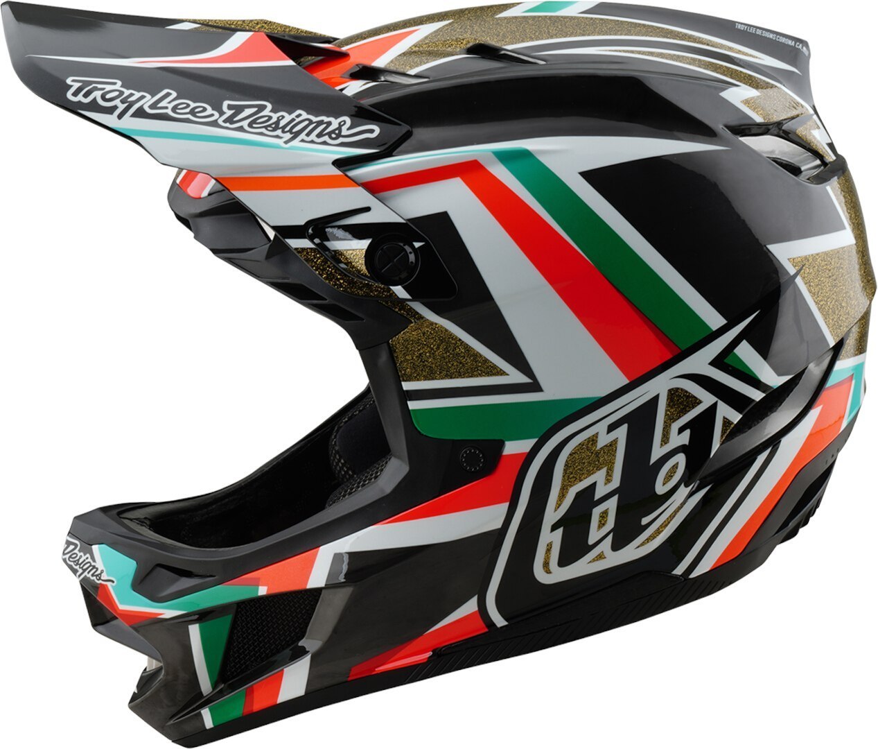Troy Lee Designs D4 Mips Frames Carbon Downhill Helmet