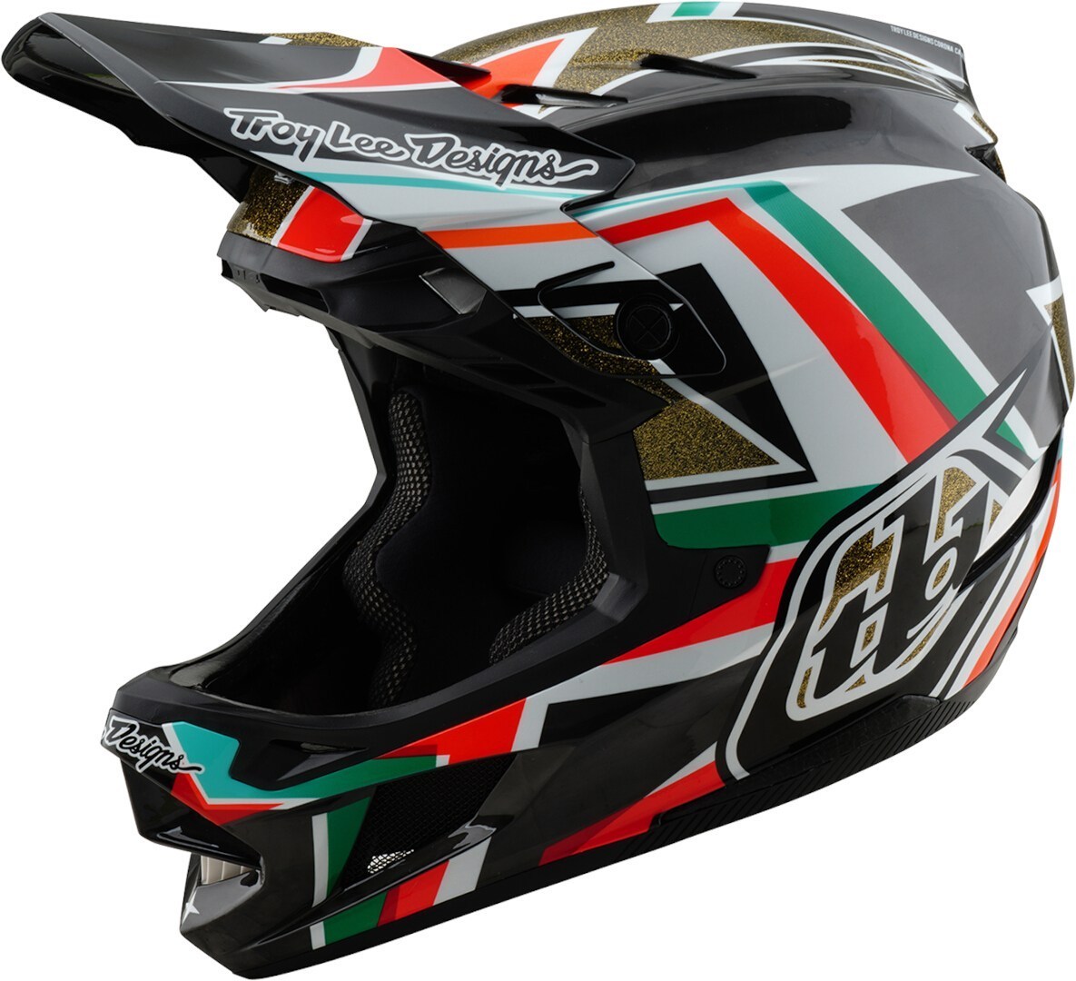 Troy Lee Designs D4 Mips Frames Carbon Downhill Helmet