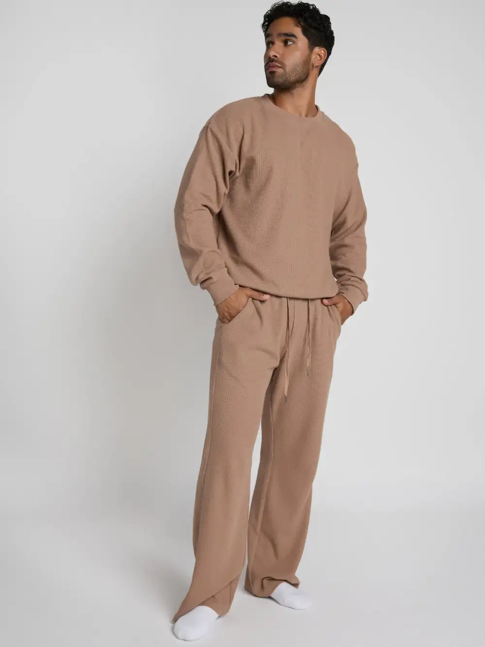 Waffle Lounge Relaxed Sweatpants