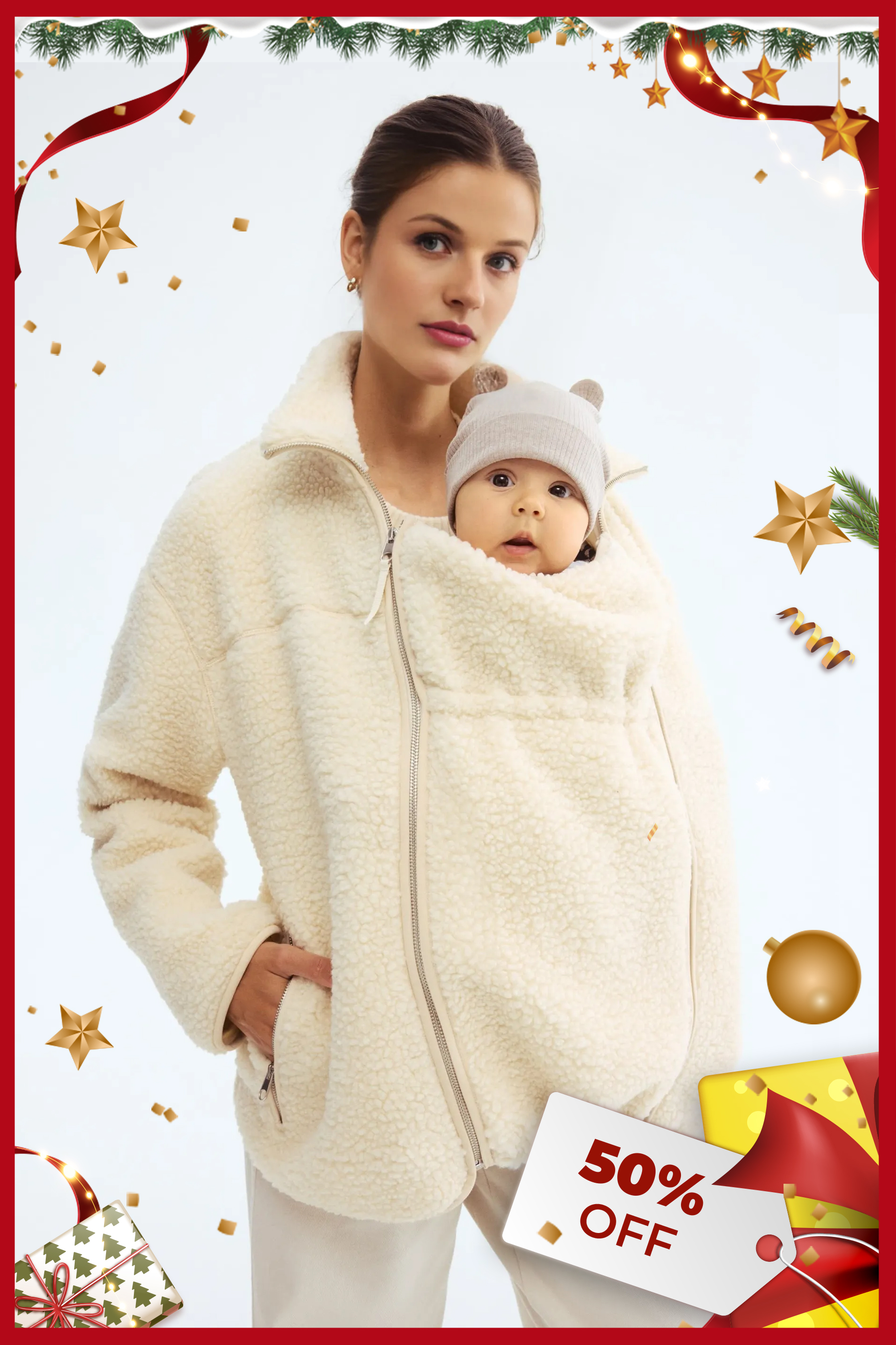 MAMA Before & After Babywearing Fleece Jacket & Vest