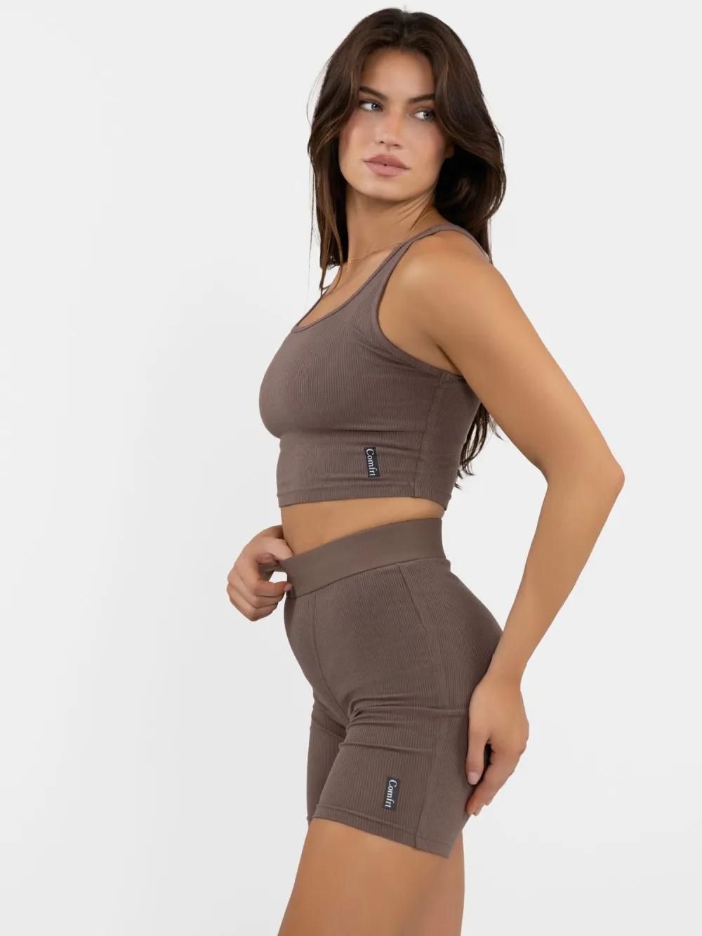 Rib Contour Crop Tank