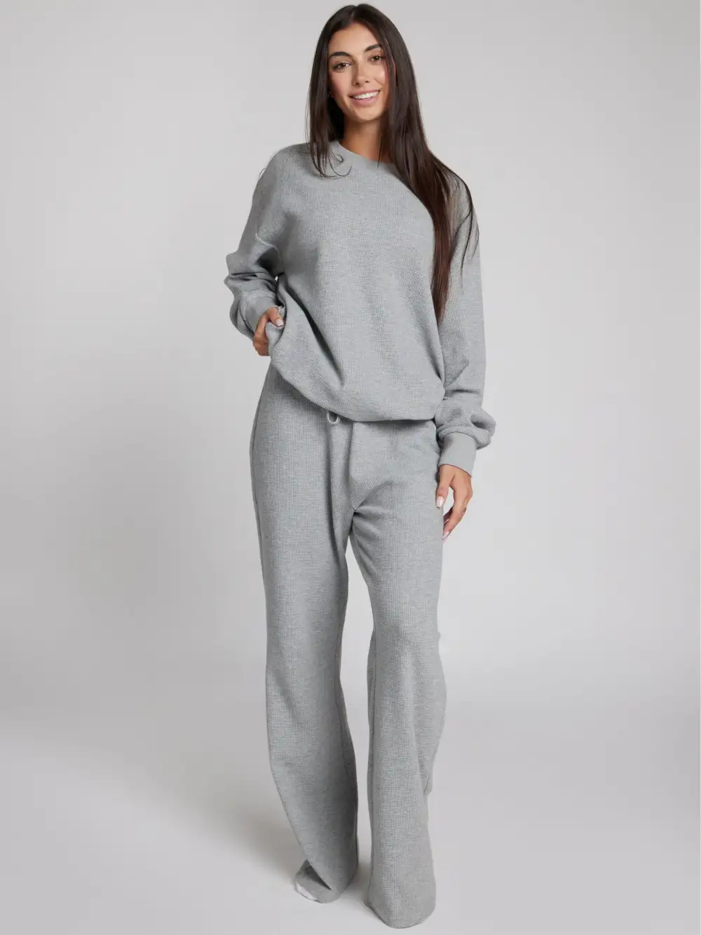 Waffle Lounge Relaxed Sweatpants