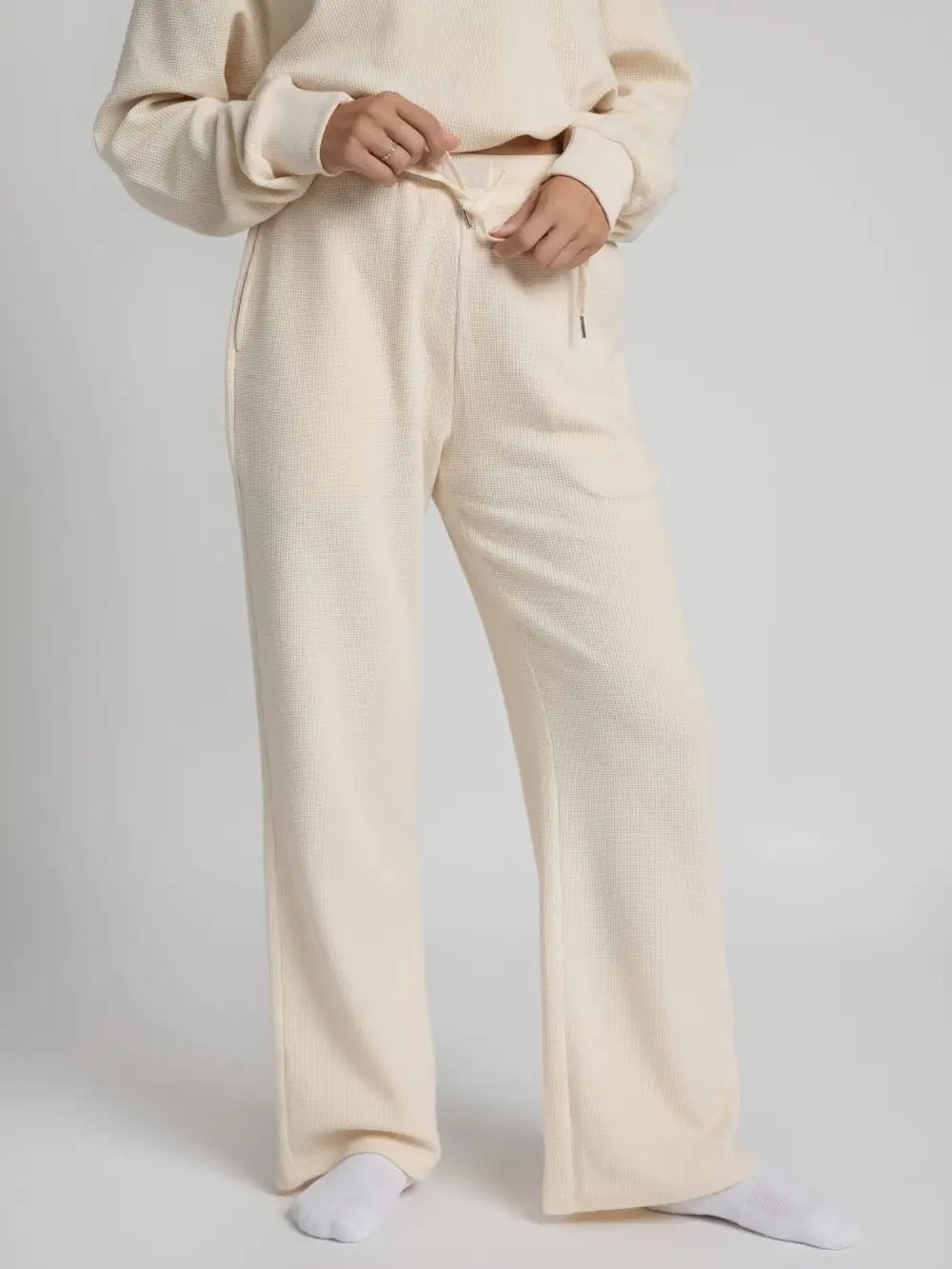 Waffle Lounge Relaxed Sweatpants