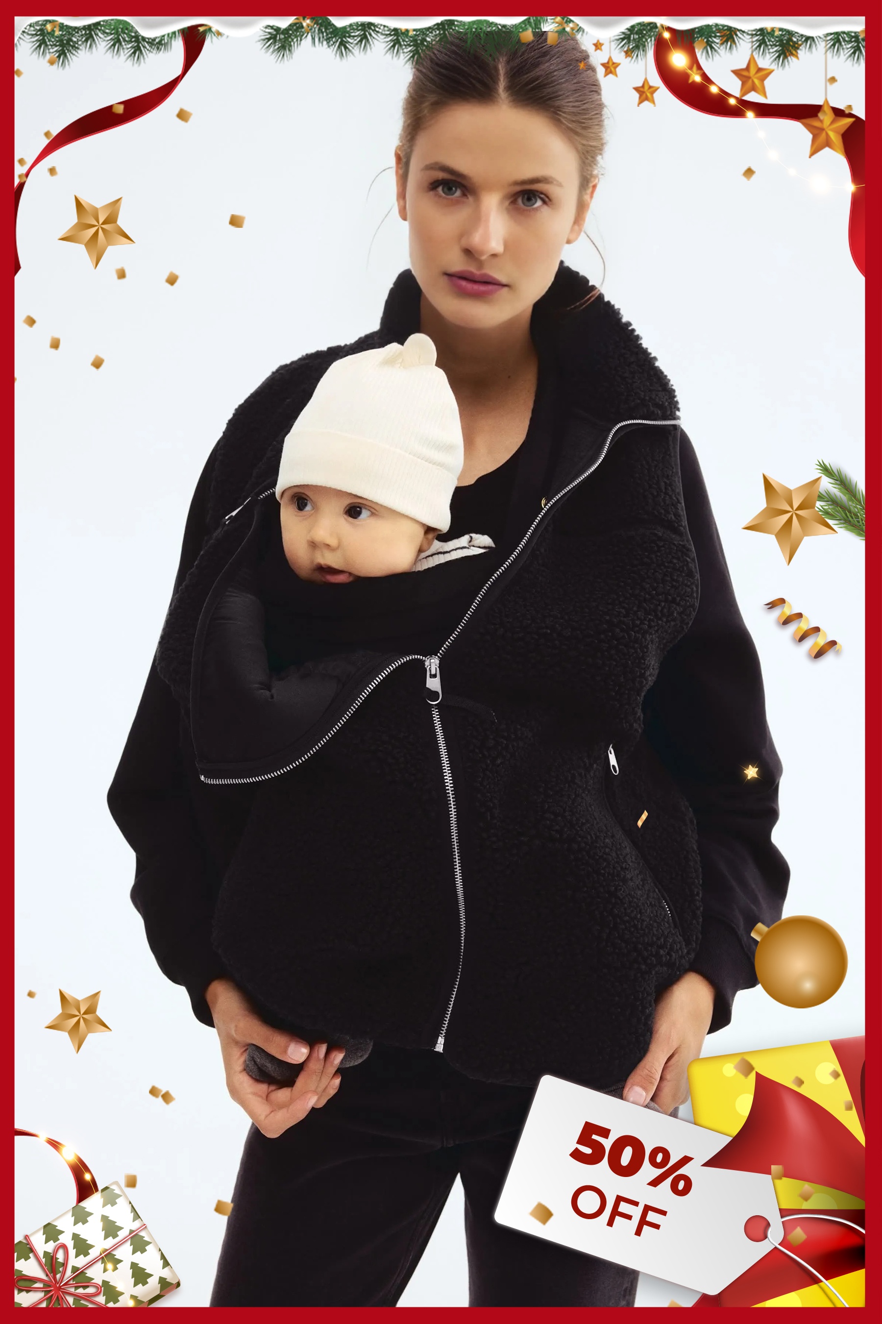 MAMA Before & After Babywearing Fleece Jacket & Vest