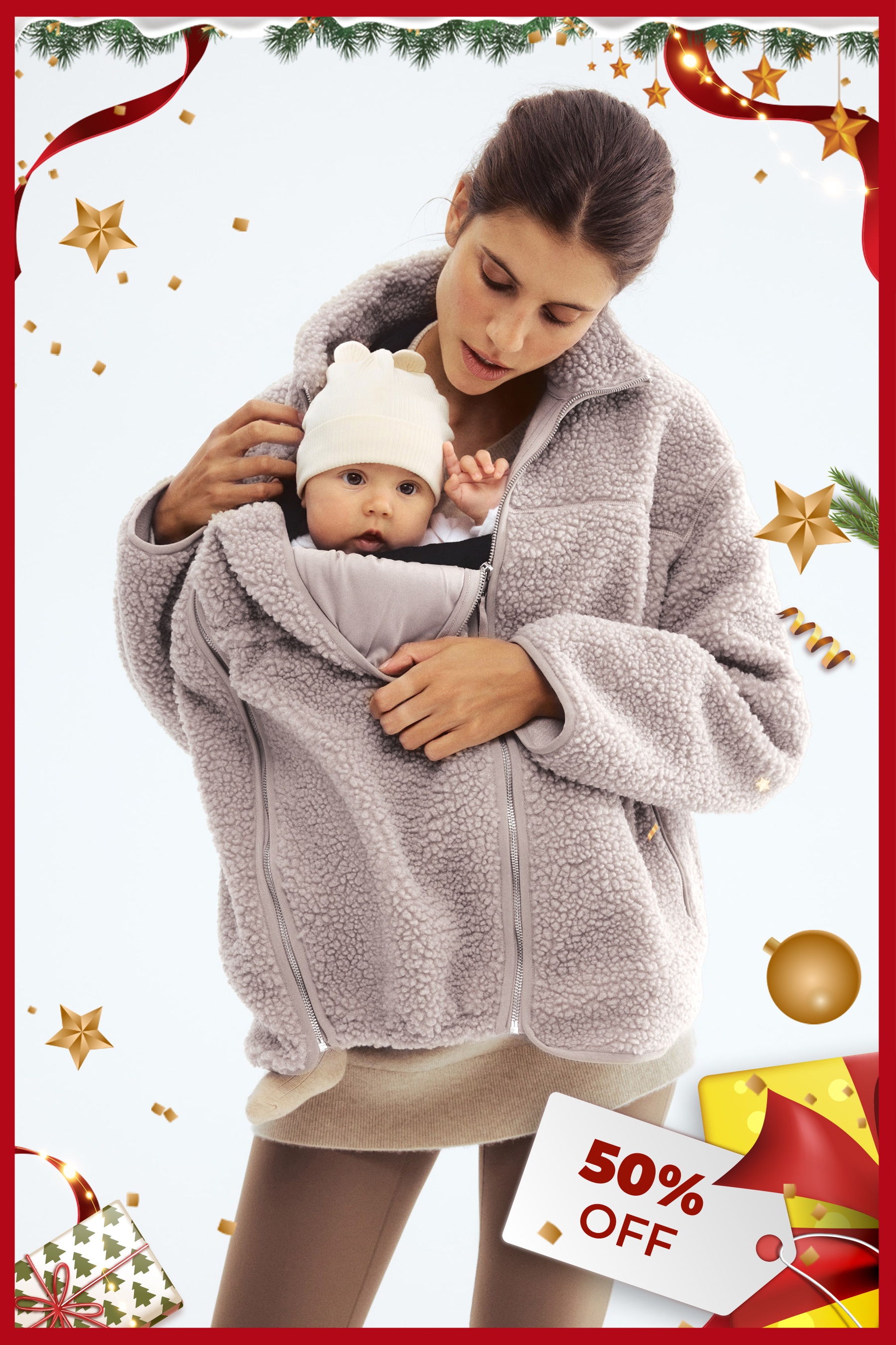 MAMA Before & After Babywearing Fleece Jacket & Vest