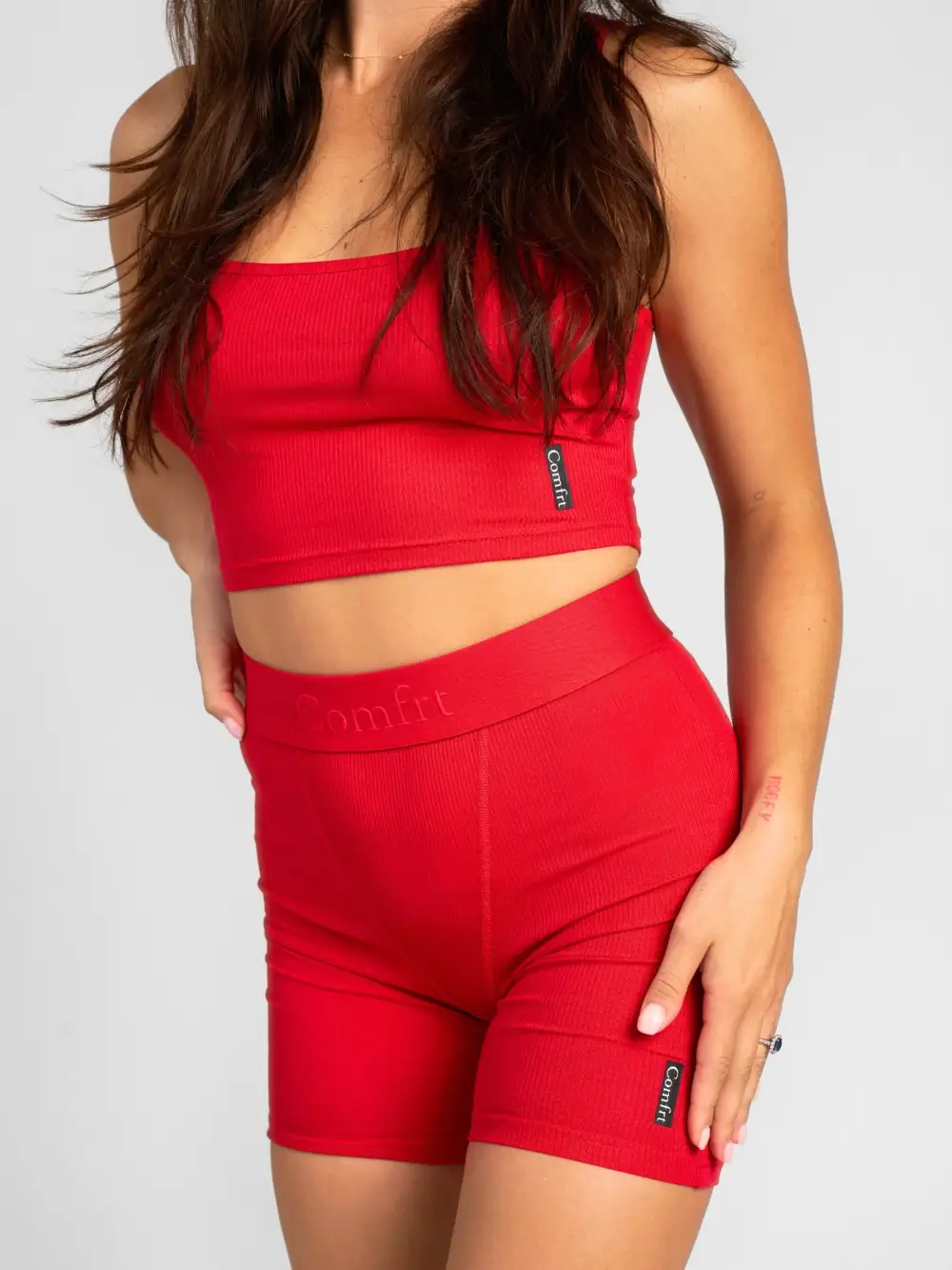 Rib Contour Crop Tank