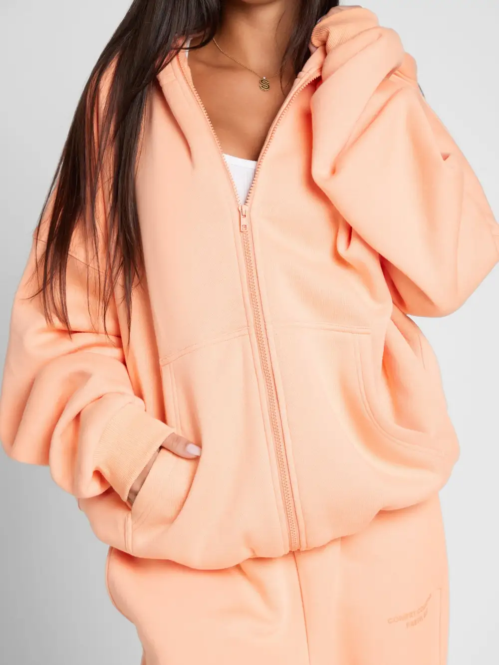 Pastel Zip Hoodie