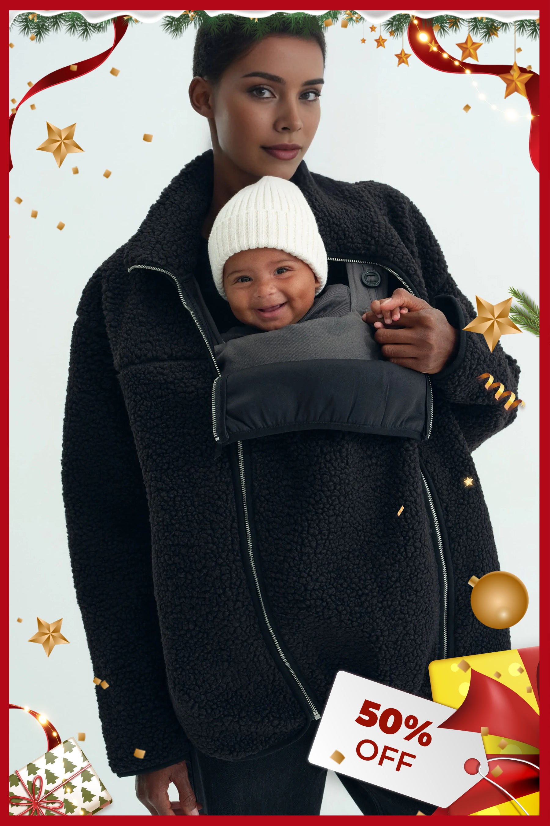 MAMA Before & After Babywearing Fleece Jacket & Vest