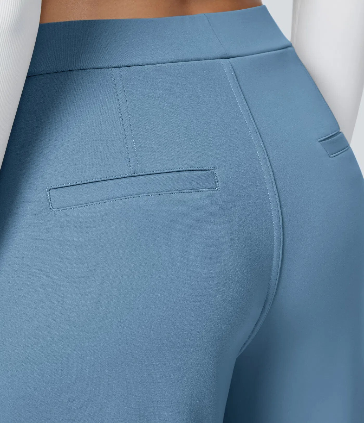 ⏰SEPTEMBER HOT-SALE!High Waisted Side Pocket Straight Leg Work Pants