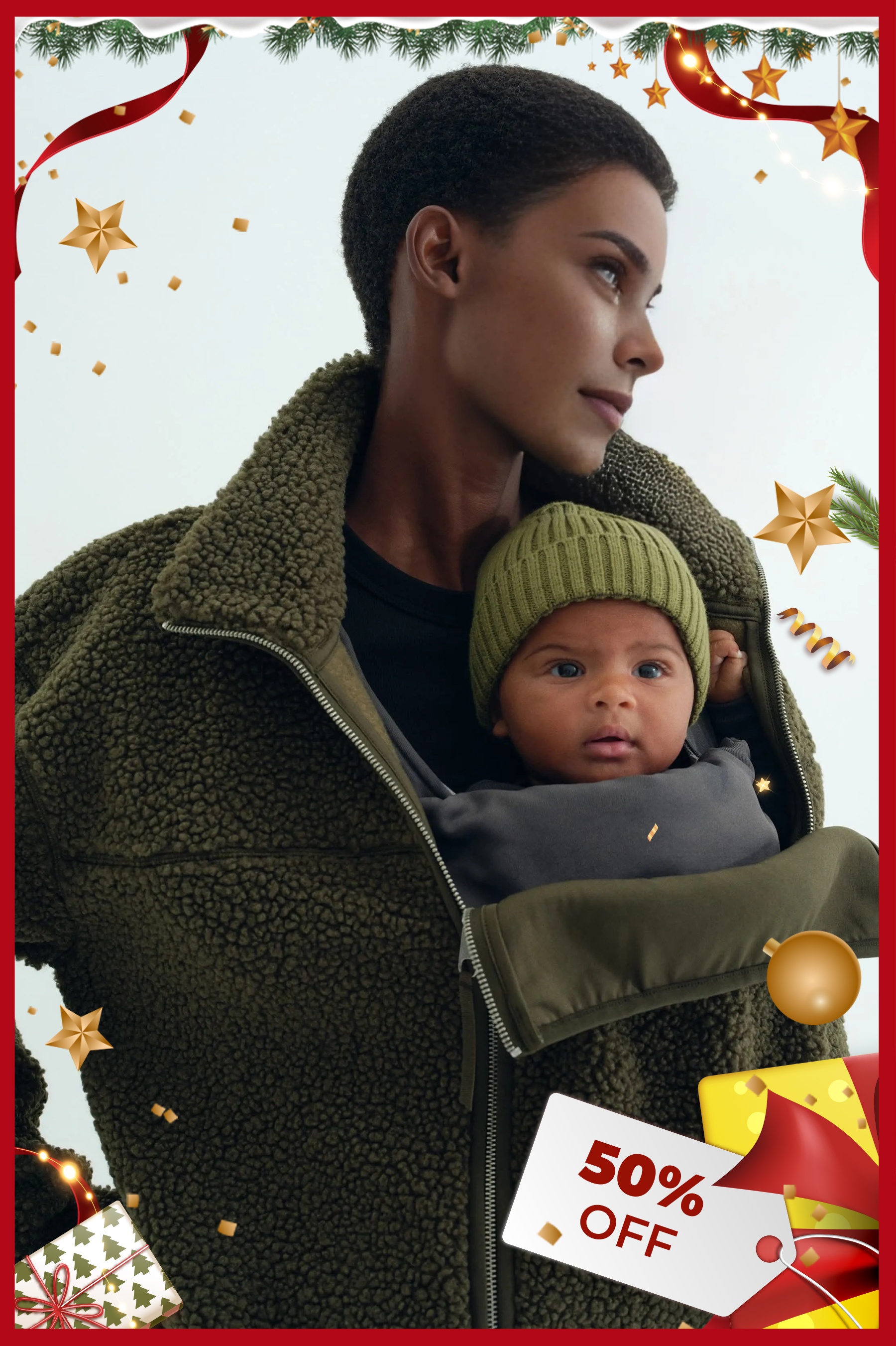 MAMA Before & After Babywearing Fleece Jacket & Vest