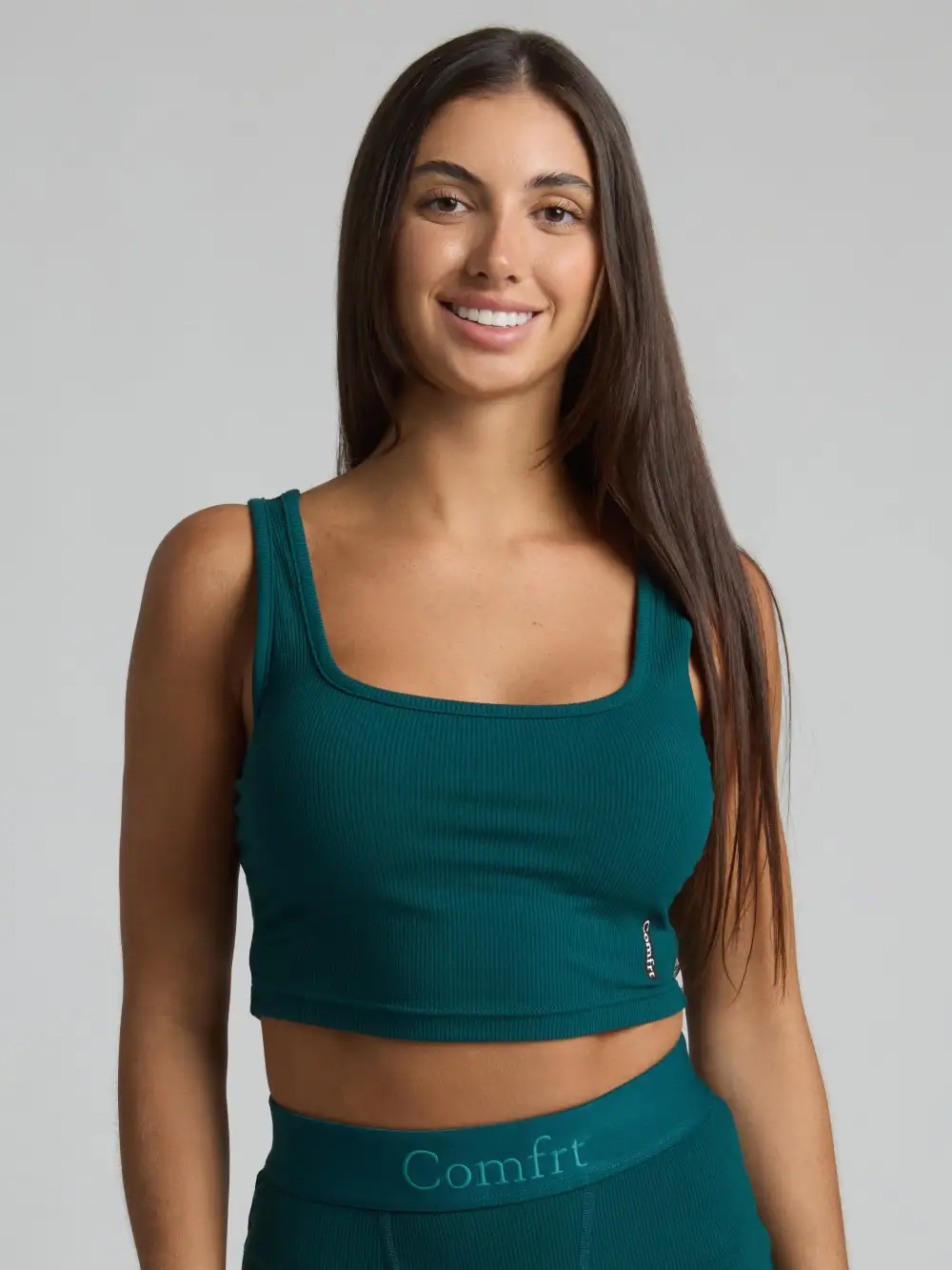 Rib Contour Crop Tank