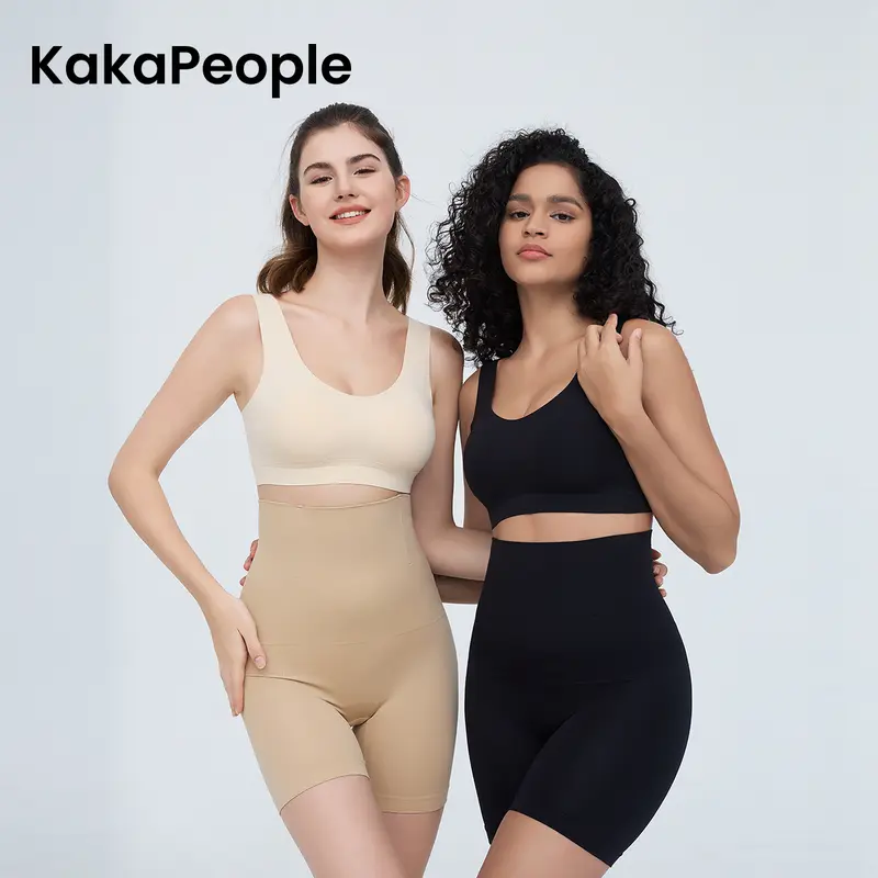 [2-Pack Anti-Gravity Shaping Pants ] Kakapeople Women's Tummy Control Butt-Lifting Shapewear