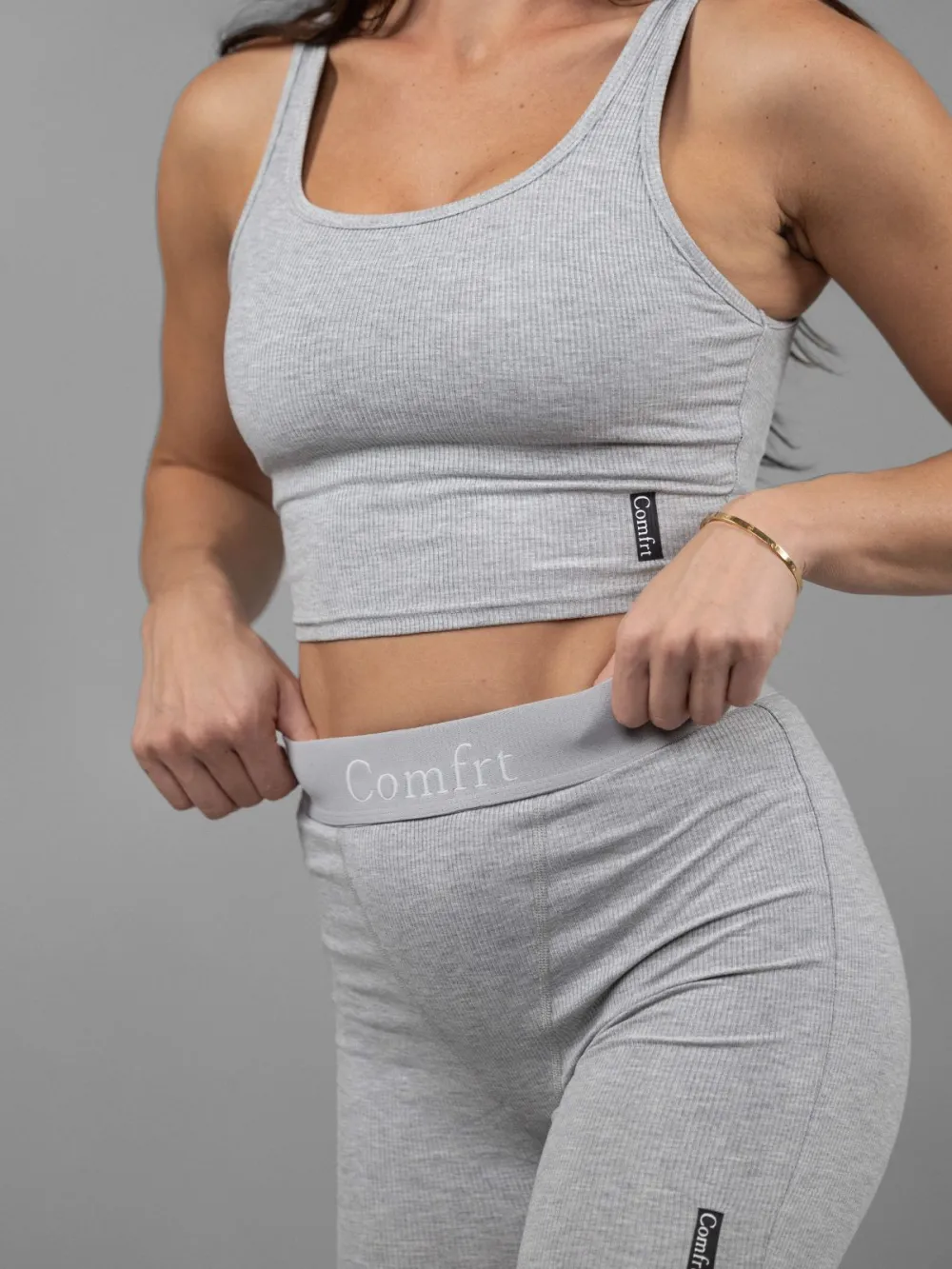 Rib Contour Crop Tank