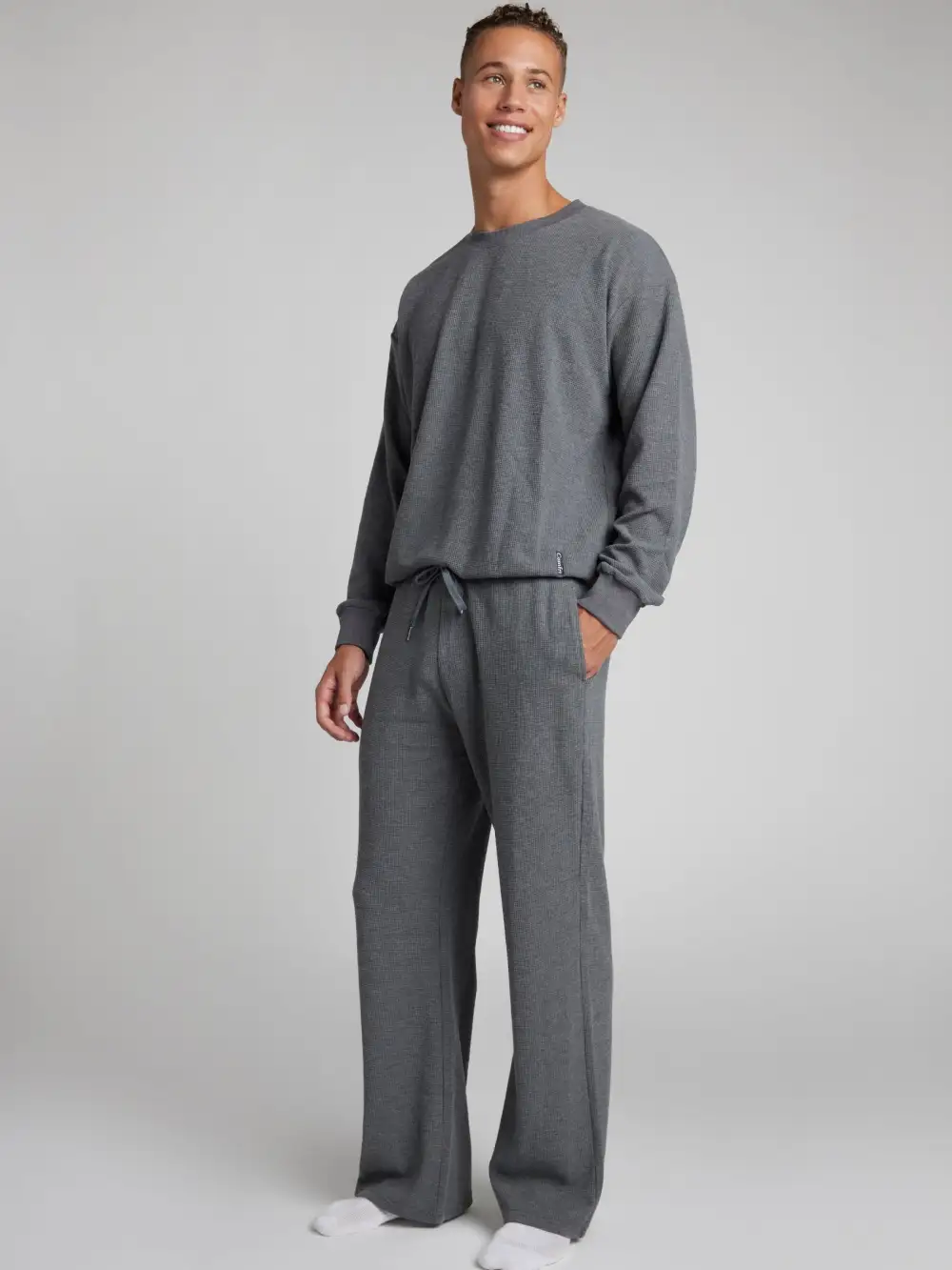 Waffle Lounge Relaxed Sweatpants