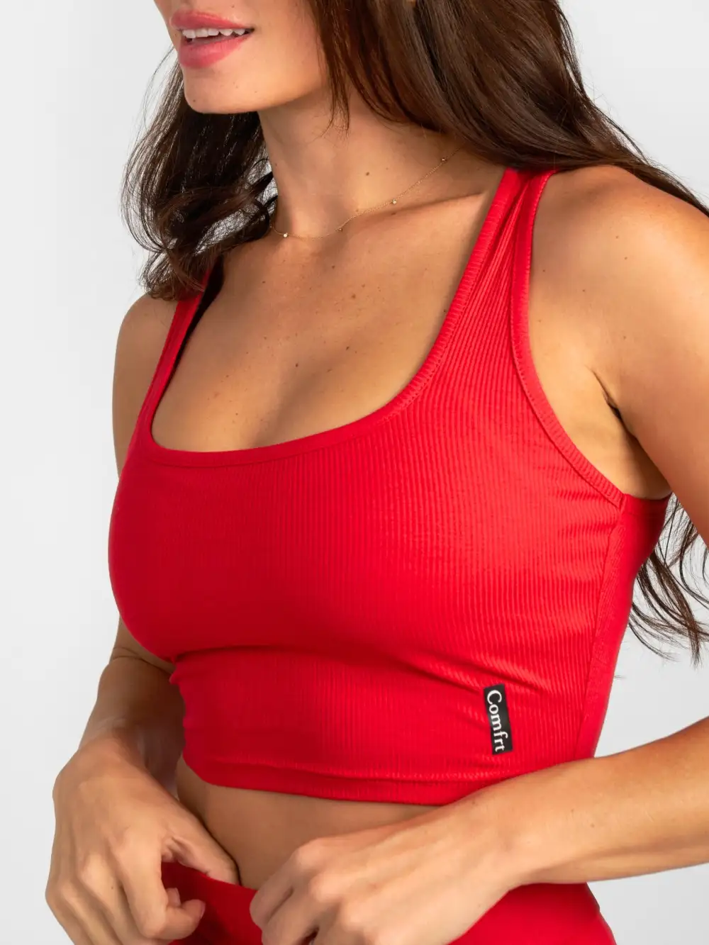Rib Contour Crop Tank