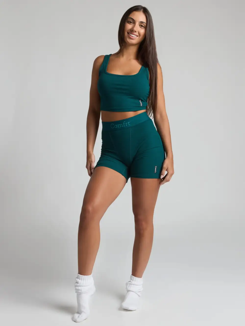 Rib Contour Crop Tank