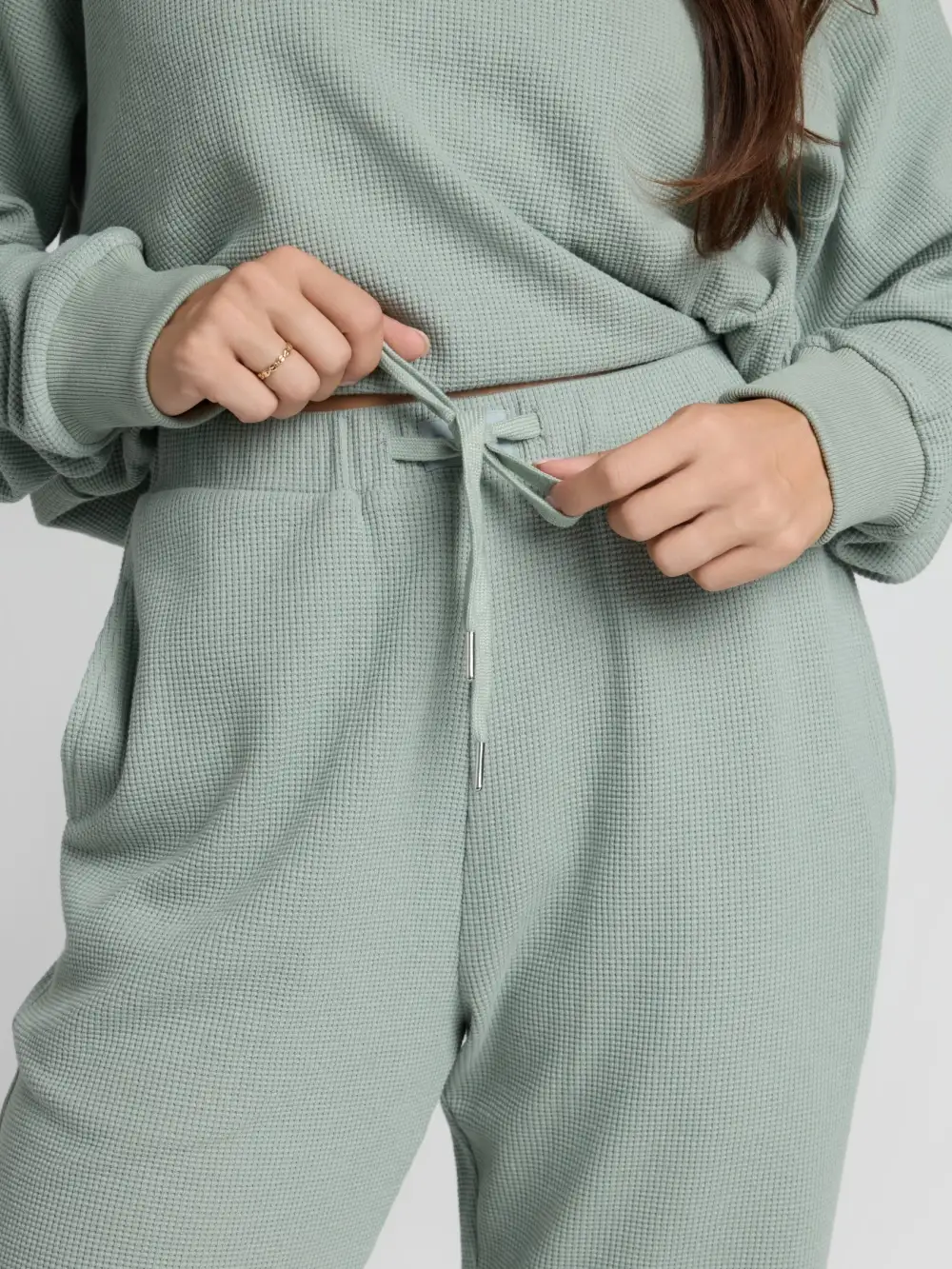 Waffle Lounge Relaxed Sweatpants