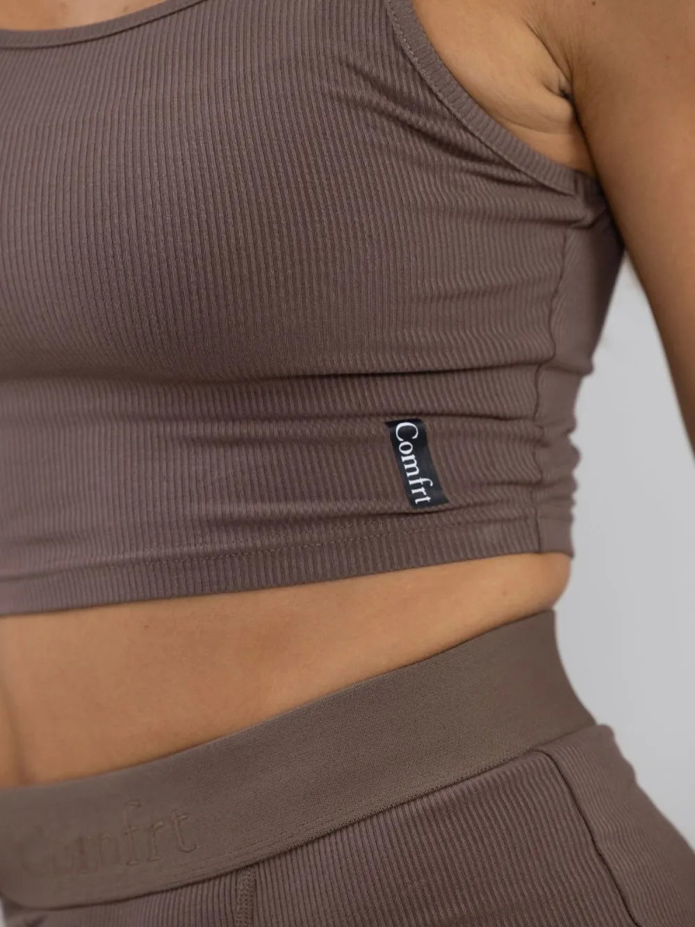 Rib Contour Crop Tank