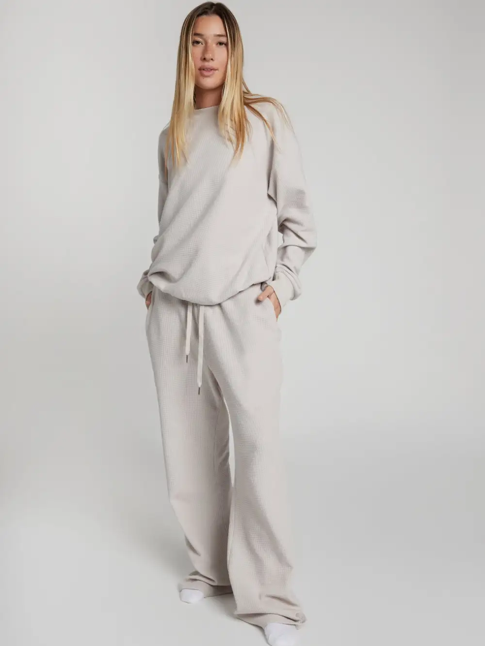 Waffle Lounge Relaxed Sweatpants