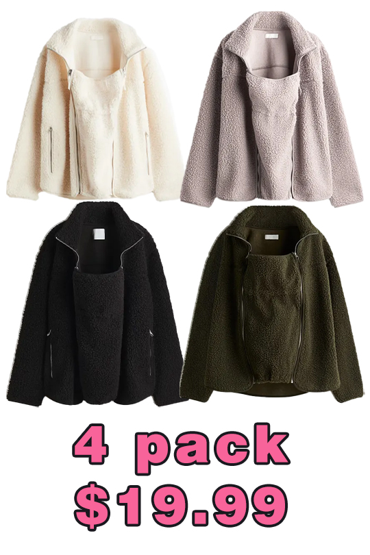 MAMA Before & After Babywearing Fleece Jacket & Vest