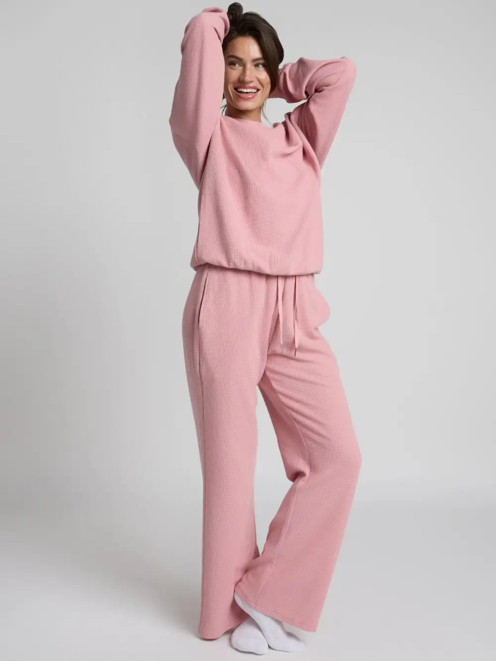 Waffle Lounge Relaxed Sweatpants