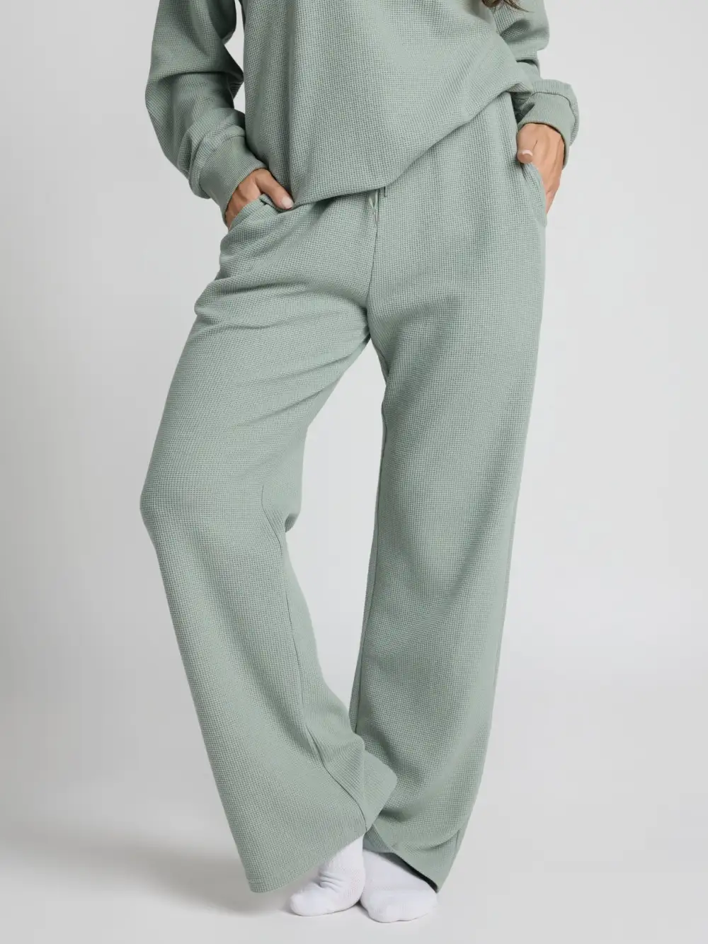 Waffle Lounge Relaxed Sweatpants