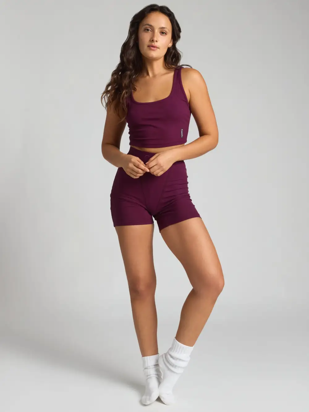 Rib Contour Crop Tank