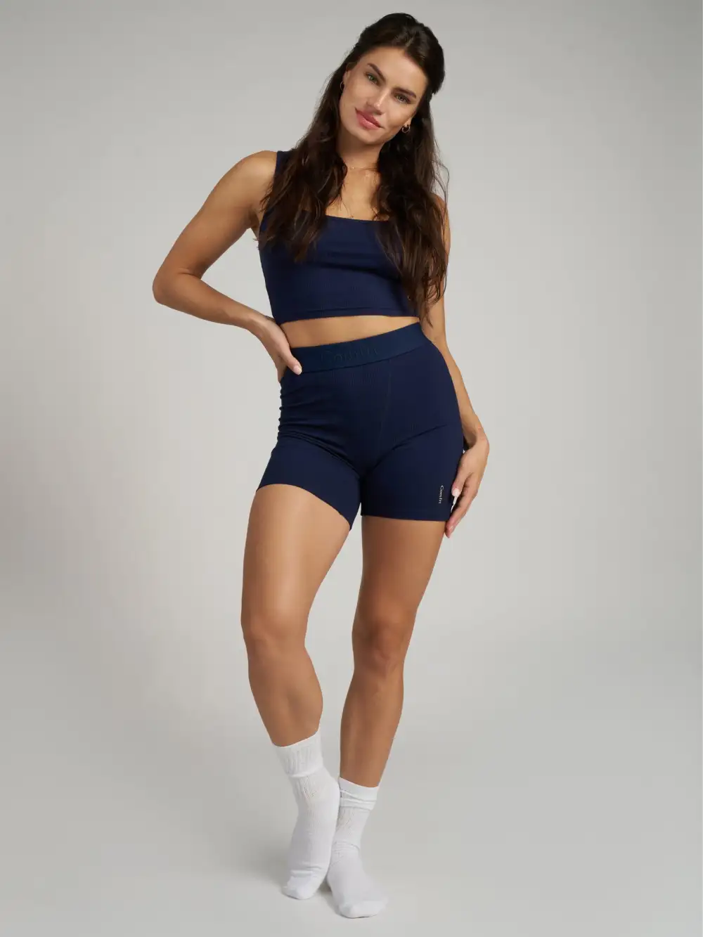 Rib Contour Crop Tank