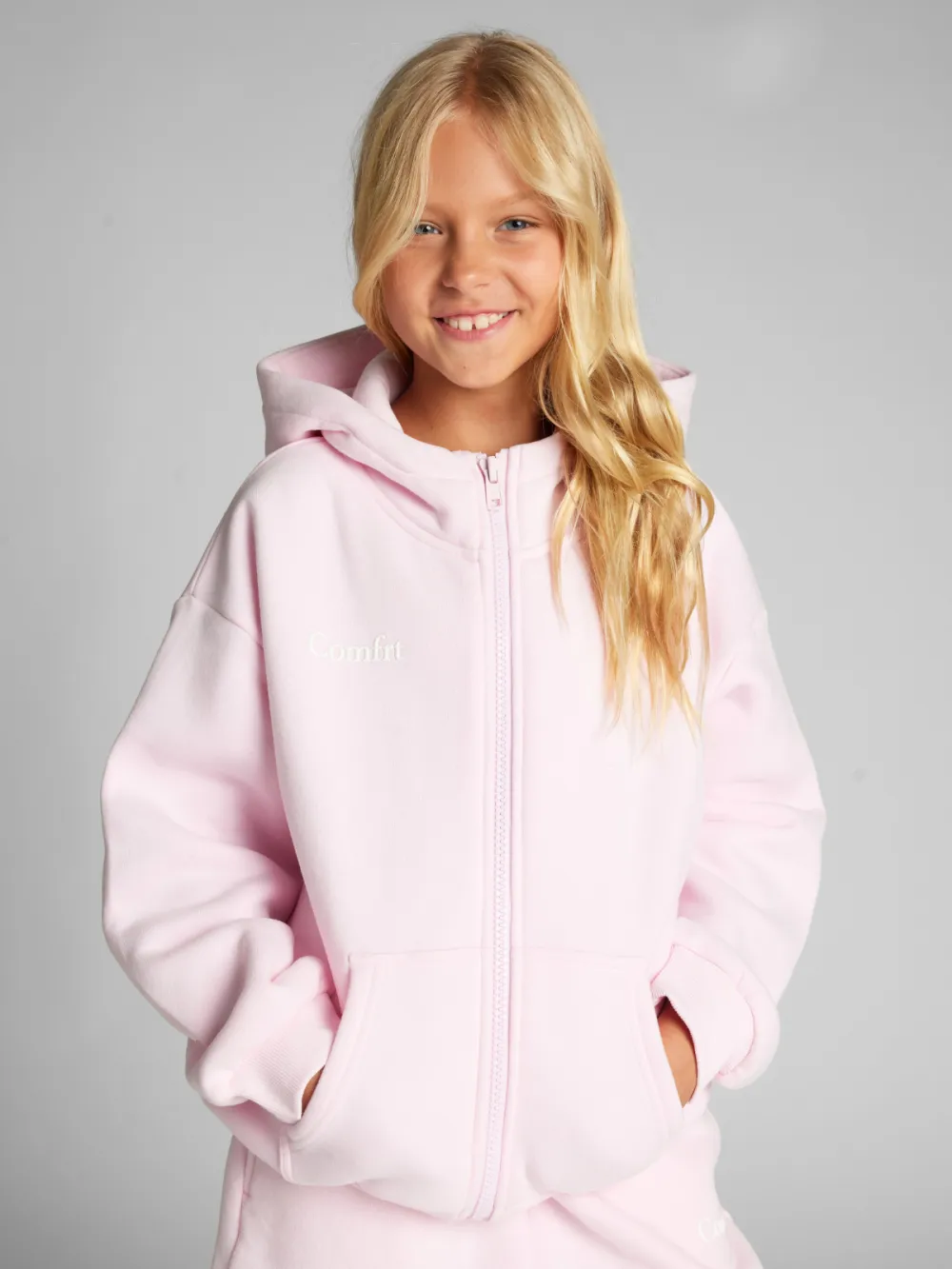 Cloud Zip Kids Hoodie