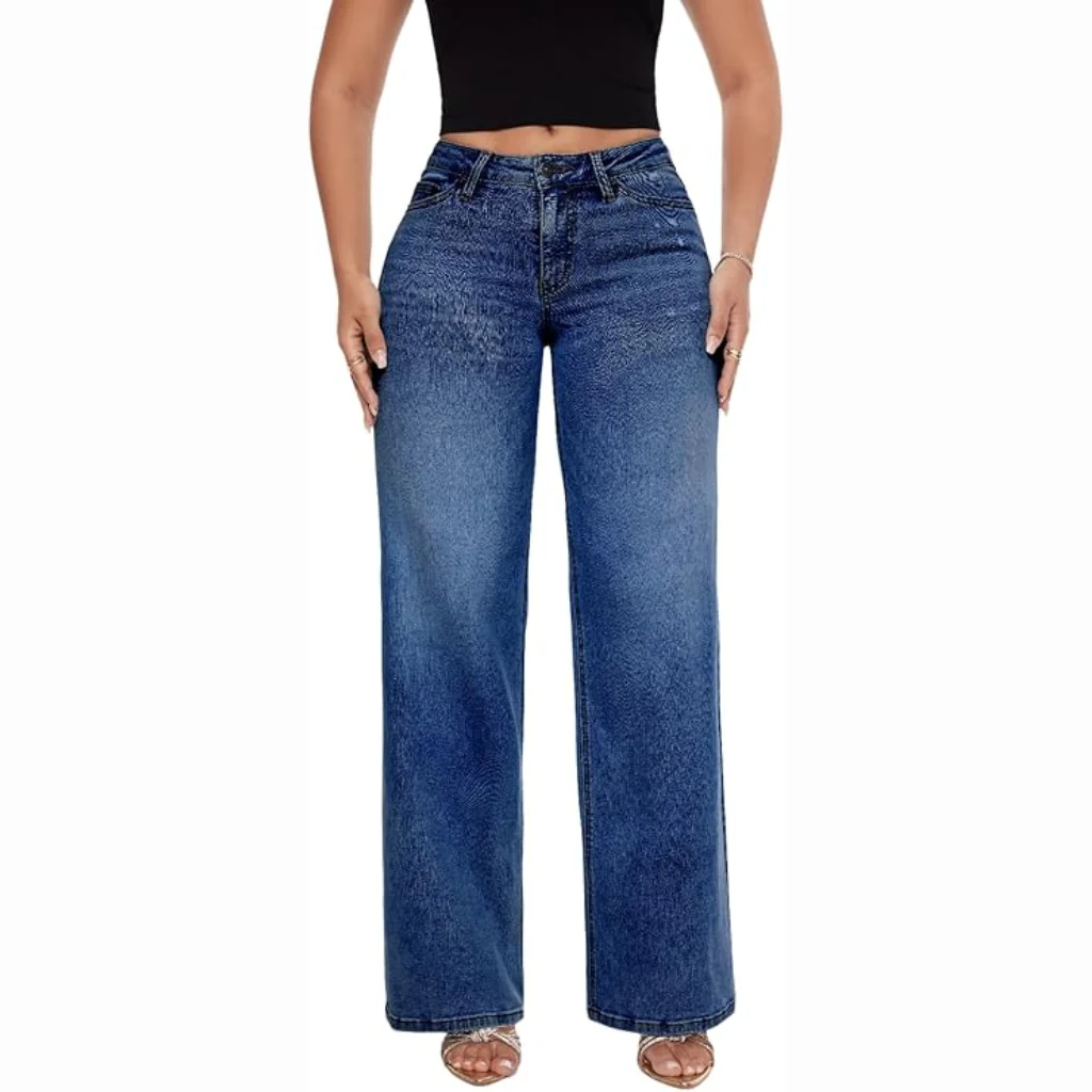 Viral BBL Mid-Low Rise Jeans