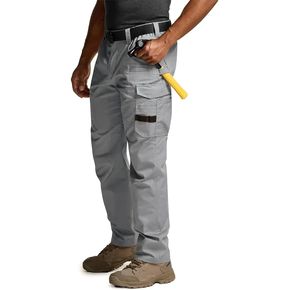 Men's Ripstop Work Pants,Water Resistant Outdoor Tactical Pants